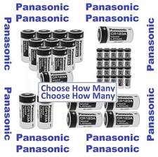 ANY Quantity Panasonic Lithium CR123A Battery EXPIRES 04-2034 OEM not Off Brands