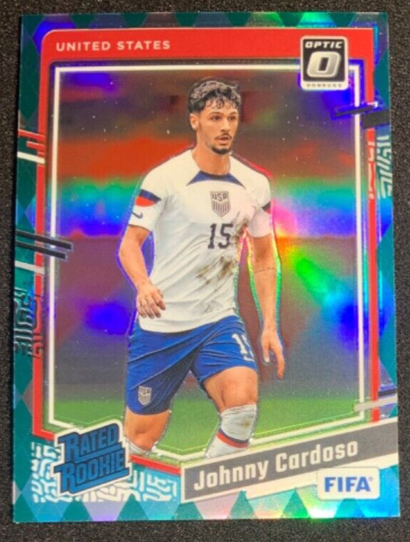 2023-24 Donruss Optic Johnny Cardoso Argyle SP #180 TMALL USA