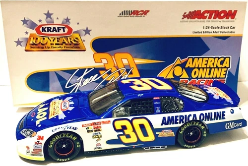 Steve Park 2003 Action 1/24 #30 AOL KRAFT 100 Years Anniversary NASCAR Diecast