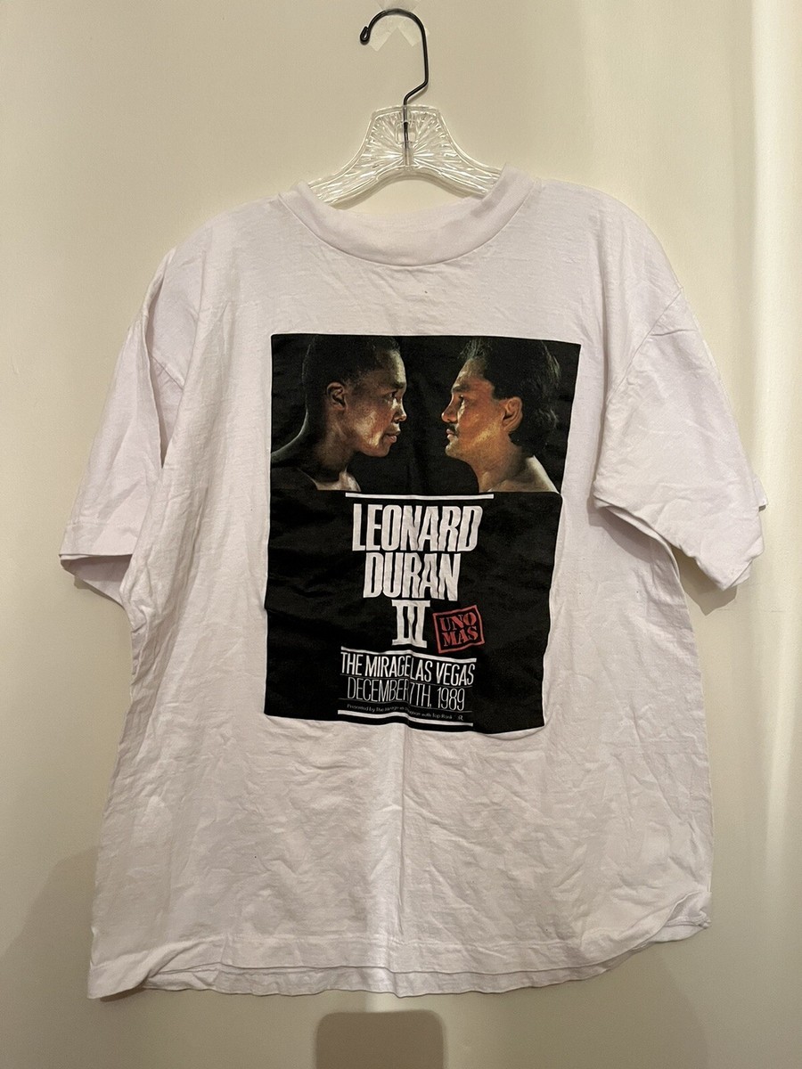 VTG 80s Sugar Ray Leonard Roberto Duran Las Vegas Mirage