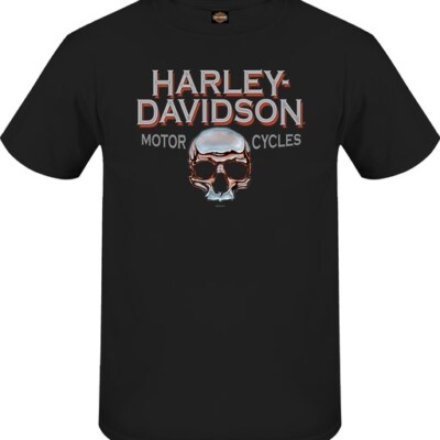 Harley-Davidson Licensed ''Chrome Skull'' Men´s Dealer Shirt 3001777