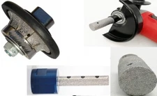 1 3/8" Diamond Finger Milling bit 3/8" Demi Bullnose Glass Ceramic Marble Stone