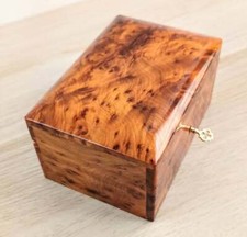 wooden jewelry box thuya , wood thuya handmade in morocco thuya burl ,Jewelry Bo