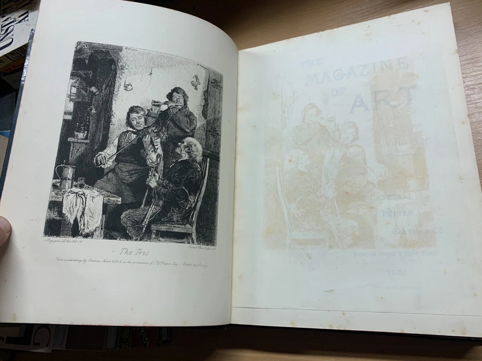 1881 "THE MAGAZINE OF ART" BOUND ISSUES 2.7kg VOL 4 ANTIQUE BOOK (EV3) - Image 4 of 4