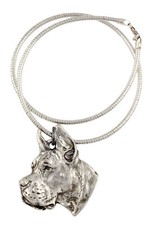 Great Dane I - Dog necklace, unique jewellery for the dog fan, unique adder pend