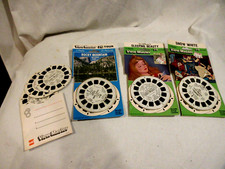 3-Vintage Sets of 3D View Master Reels NOS/3007 Sleeping Beauty/3002 Snow WHite