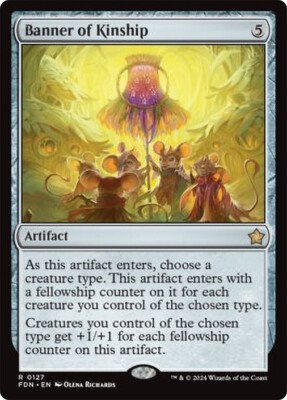 【MTG】kinship: SEB MCKINNON MTG Banner of Kinship - Foundations #127 | eBay