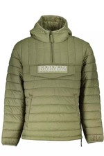 Napapijri Eco-conscious Hooded Green Jacket