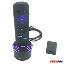 Charging dock for Roku Voice Pro Remote Control Rechargeable Models Cable Power