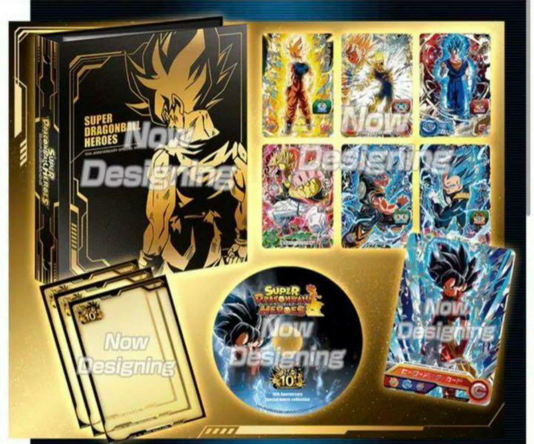 Super Dragon Ball Heroes 10th anniversary special set Bandai Ltd. Card & CD  JPN