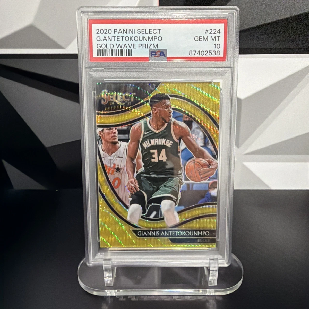 Panini Giannis Antetokounmpo Professional Sports Authenticator