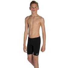 New Speedo Boys Black Endurance Jammer Trunks Swim Shorts 9-10 Years