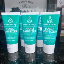6 Green Goo Hand Sanitizer 2 oz ea Wildcraft Herbal Peppermint Clove Thyme Scent