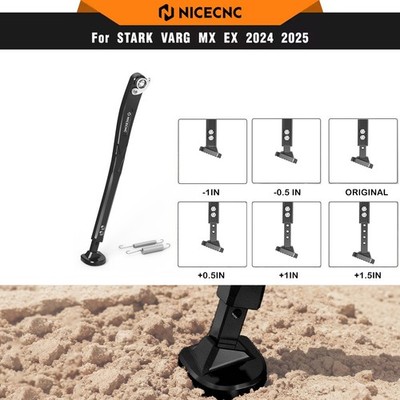 NICECNC 5 Level Adjustable Side Stand Kickstand For Stark Varg EX MX 2024-2026