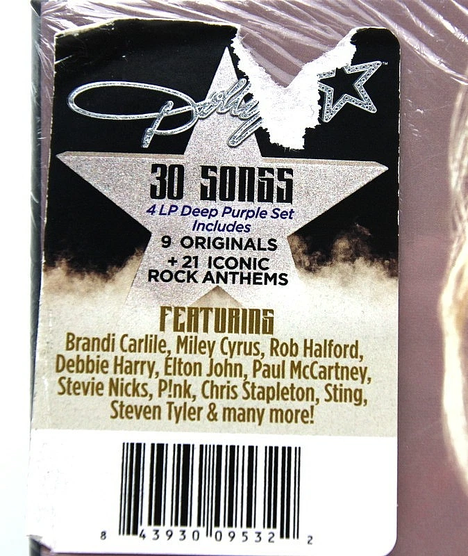 Dolly Parton – "Rockstar" 2023 - 4xLP BOX - Butterfly - DEEP PURPLE VINYL - NEW - Image 2 of 4