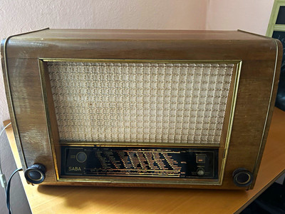 SABA Villingen W II Röhrenradio Radio im Holzgehäuse mit UKW Vintage