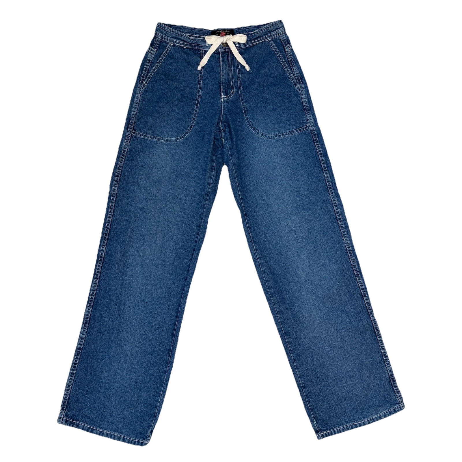 Womens 26 Carpenter Dungaree Usa-made Wide Leg
