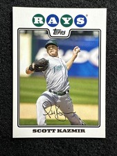 SCOTT KAZMIR #5 2008 Topps Baseball QTY Tampa Bay Rays (Buy 10 get 10 FREE)