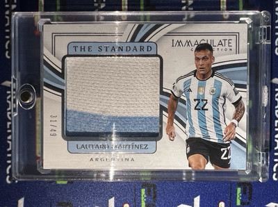Panini Immaculate 2023-24 Lautaro Martinez Standard Silver TS-LMZ Patch /49