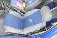 Polo 6N 6N2 Seat Ibiza 6K Golf 3 Sitz vorne links Fahrersitz 2/3-Türer grau blau