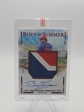 2035 Boys Of Summer Encased Jumbo Materials Signatures Brandon Sproat 4/49