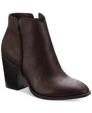  SUN STONE Womens Brown V-Notch Cut Outs Cush...
