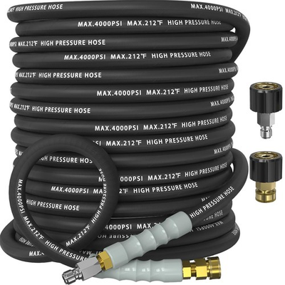 #ad #ad Pressure Washer Hose 50FT 4000 PSI Kink Resistant Steel Braided Layer amp; NonM... $78.09