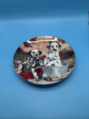 Hamilton Collection Dalmatian Plate  You Missed A Spot  1995 Limited Edition