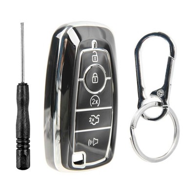 Key Fob Remote Case Cover TPU for 2017-2020 Ford (M3N-A2C93142600, 164-R8149)
