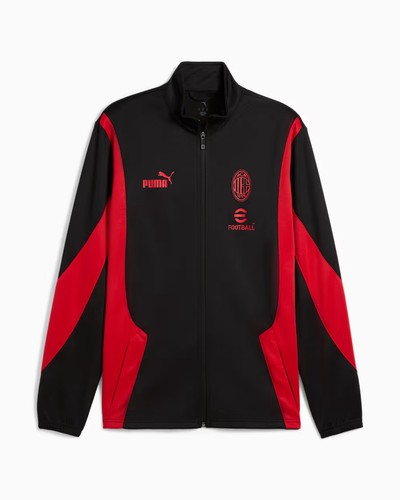 Ac Milan Puma Giacca tuta sportiva 2025 ftblARCHIVE Nero con tasche - Foto 6 di 12