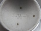 Vintage Mid-Century Stainless Steel Gravy Boat Bowl with Drip Plate Wood Handles — photo 3