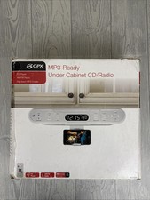 GPX CD Player AM FM Radio clock timer Under Cabinet Remote KC218S NEW Sealed