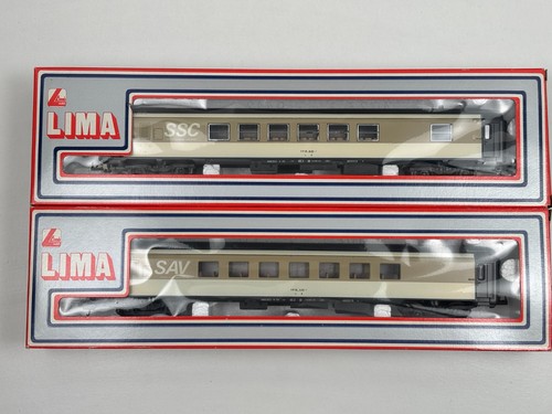LIMA HO - Lot de 2 Voitures Voyageur SSC SAV #309223 #309224 | Condition: Occasion
