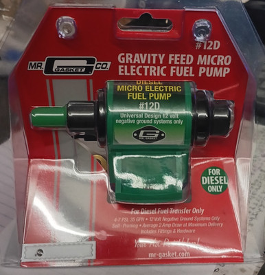 Mr. Gasket 12D Micro Electric Fuel Pump #8854