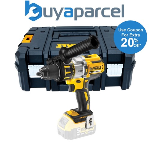 Dewalt DCD996N 18v XR 3 Speed Brushless Combi Hammer DCD996NT + Handle +Tstak - Picture 1 of 6