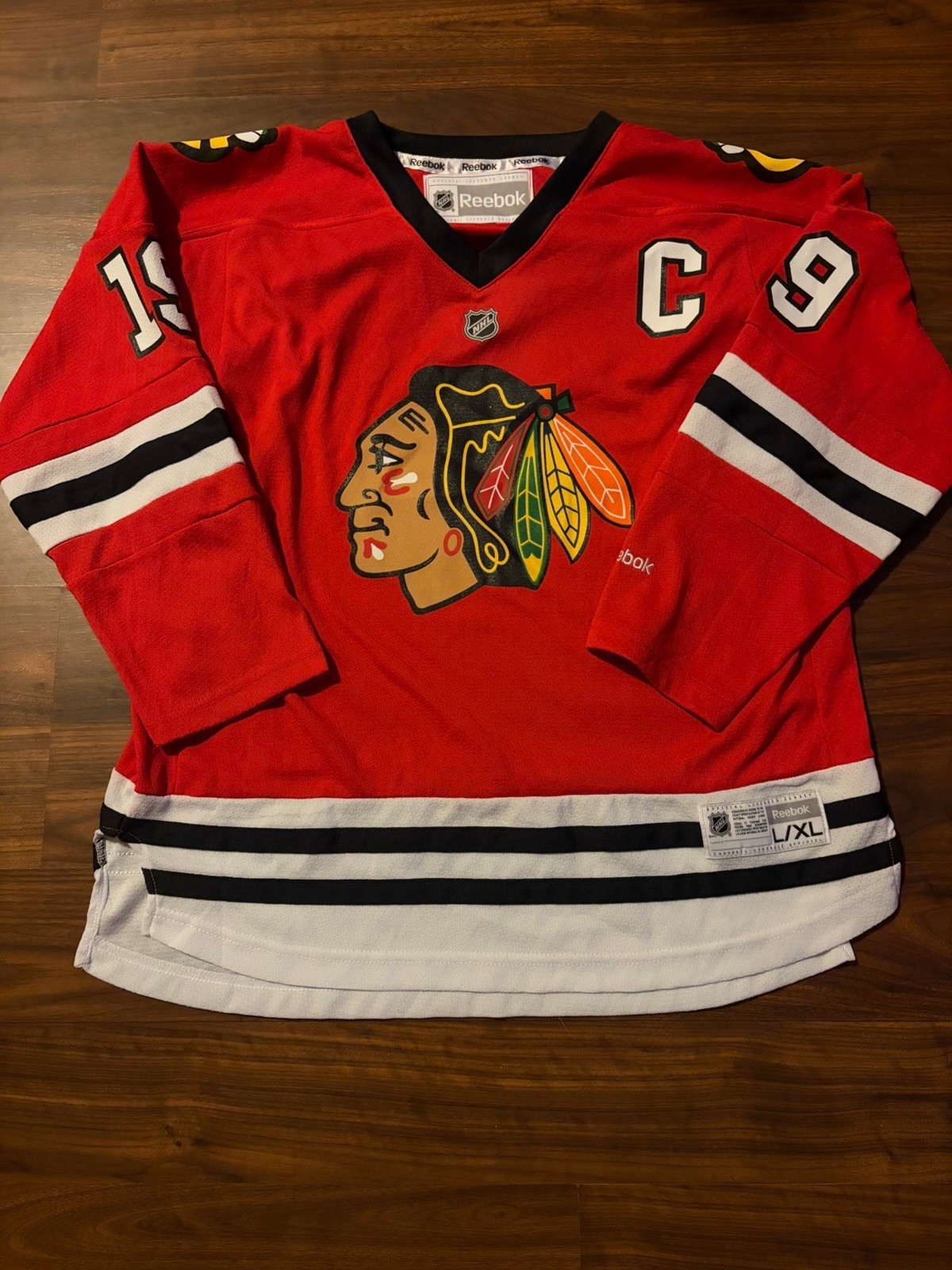 Youth Large/XL CHICAGO BLACKHAWKS TOEWS Jersey REEBOK