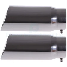 Bolt On Stainless steel Diesel Exhaust Tip 15" length  6"outlet 5" inlet