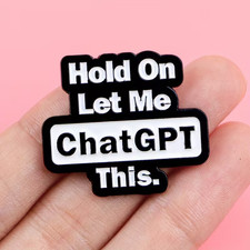 chat GTP pin for Backpacks, Bags, And Cool Decorations, Perfect gift