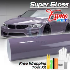 ESSMO PET Super Gloss Provence Purple Vehicle Vinyl Wrap Decal Sheet Like Paint