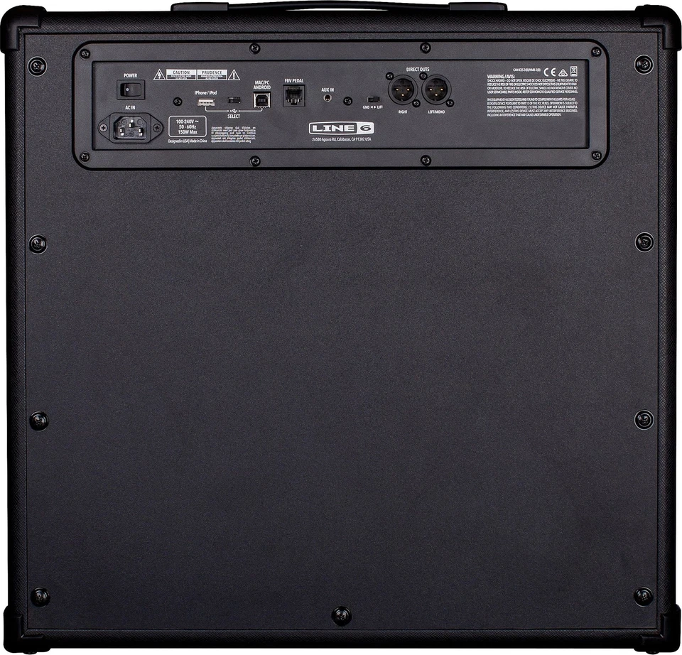 Line 6 Spider V 120 MKII Electric Guitar Combo Amplifier, 120W, Black - Image 2 of 3