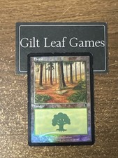 MTG *1 Foil Forest Basic Land 347/350* (HP) Odyssey Magic the Gathering