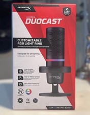 HyperX DuoCast  RGB USB Condenser Microphone for PC, PS5, PS4, Mac, Low-profile