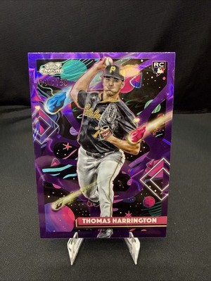 2025 Topps Cosmic Chrome - Thomas Harrington #79 Purple Nebula Refractor /150...