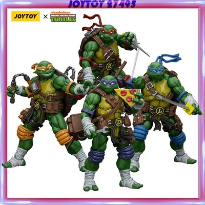 JOYTOY TMNT Teenage Mutant Ninja Turtles Michelangelo Donatello Leonardo Raphael
