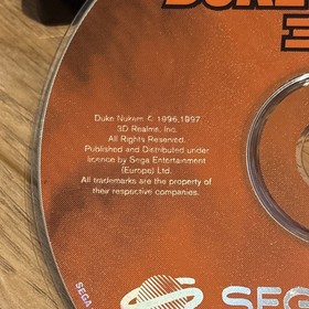 Duke Nukem 3D Sega Saturn Game Complete PAL Boxed with Manual