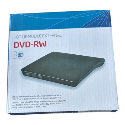 Pop-Up Mobiles Externes DVD-RW Laufwerk USB 3.0 Tragbarer CD/DVD Brenner Slim