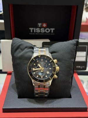 New Tissot Seastar 1000 Quartz  38MM Black Dial Men's Watch T120.217.22.061.00