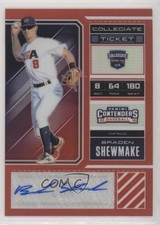 2018 Panini Elite Extra Edition Red Prizm /100 Braden Shewmake #USA-BS Auto fm0