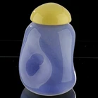 Vintage Murano Art Glass Pop Art Bottle Vase Bon Bon & Stopper Lid & Label