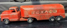 Vintage Buddy L Texaco Tanker Truck Pressed Steel 24  Long.